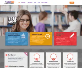Helpmeassignment.com(Help me Assignment) Screenshot