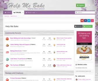 Helpmebake.com(Help Me Bake) Screenshot