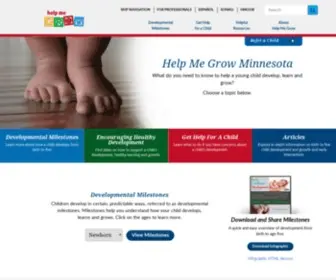 Helpmegrowmn.org(Refer a Child) Screenshot