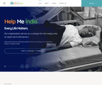 Helpmeindia.org(Help Me India) Screenshot