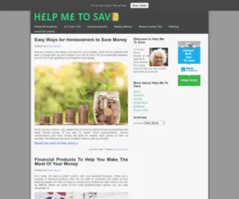 Helpmetosave.com(Cashback) Screenshot