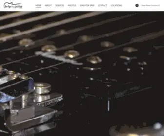 Helpmyguitar.com(Guitar Repair Services) Screenshot