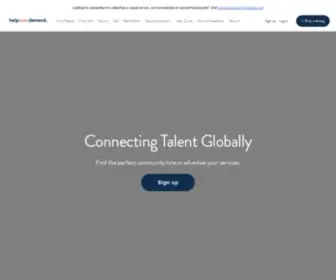 Helpondemand.global(Help On Demand) Screenshot