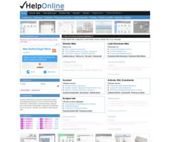 Helponline.ro(Portalul iti pune la dispozitie o gama diversificata de sectiuni cum ar fi) Screenshot