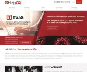 Helpox.com(Partenaire de la croissance des PME au Canada) Screenshot