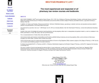 Helppasspharmacylaw.com(MPJE Pharmacy Law Review Books & MPJE Review Courses) Screenshot