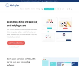 Helppier.com(Create Interactive User Guides & Product Tours in Minutes) Screenshot