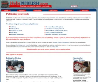 Helppublish.com(MANUSCRIPT EDITING & BOOK DESIGN) Screenshot