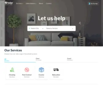 Helpr.in(Hire Deep Home Cleaning) Screenshot