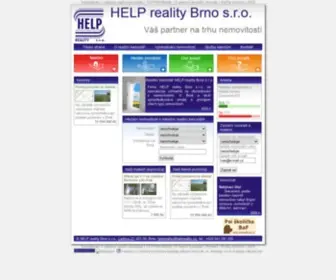 Helpreality.cz(HELP reality Brno s.r.o. – realitní kancelář) Screenshot
