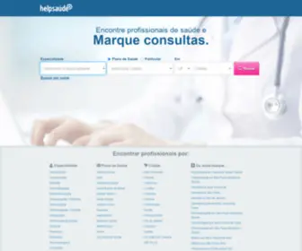 Helpsaude.com(HelpSaúde) Screenshot