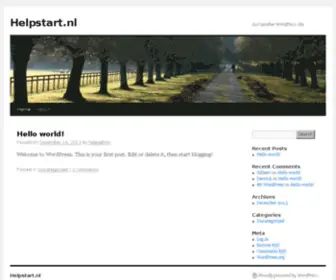 Helpstart.nl(This website is TotallyHosted) Screenshot