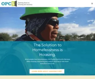 Helptucson.org(Old Pueblo Community Services) Screenshot