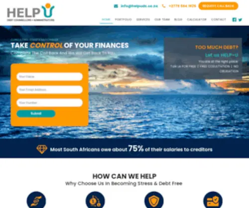 Helpudebtcounsellors.co.za(Debt Counsellors) Screenshot