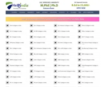 Helpuindia.com(Help U India) Screenshot