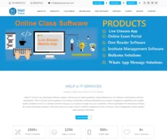 Helpuitservice.com(Online exam conduct company) Screenshot