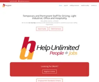 Helpunlimited.ca(Ontario Staffing Agency) Screenshot
