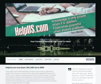 Helpus.com(An Information Resource) Screenshot