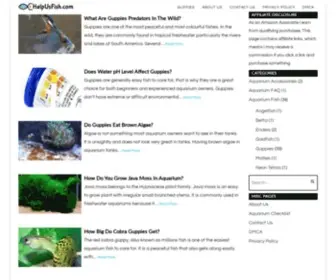 Helpusfish.com(Tips and Advise For Fish) Screenshot