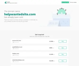 Helpwantedsite.com(Buy and Sell Domain Names) Screenshot