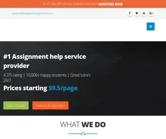 Helpwithassignment.com(Assignment Help) Screenshot
