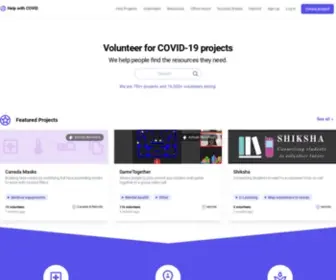 Helpwithcovid.com(Help With COVID 19) Screenshot