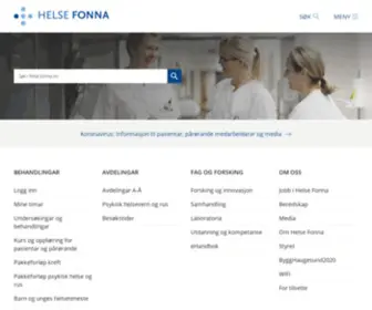 Helse-Fonna.no(Helse Fonna) Screenshot