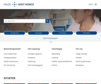 Helse-Midt.no(Helse Midt) Screenshot