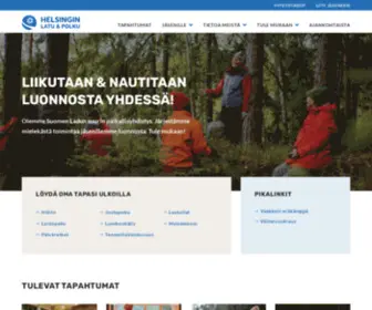 Helsinginlatu.fi(Liikutaan ja nautitaan luonnosta yhdessä) Screenshot