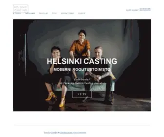 Helsinkicasting.com(Helsinki Casting roolitustoimisto) Screenshot