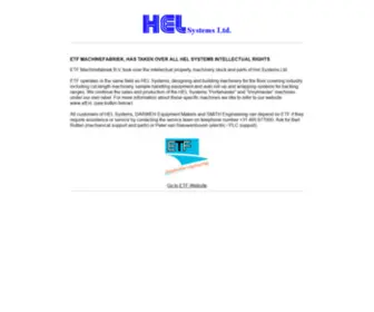 Helsystems.co.uk(HEL Systems Ltd) Screenshot