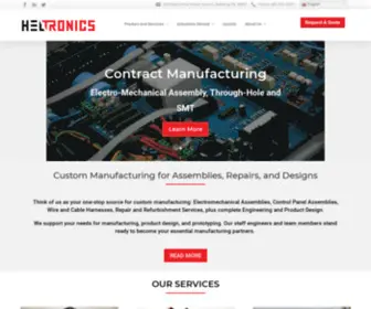 Heltronics.com(Your Manufacturing Partner) Screenshot