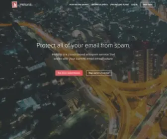 Heluna.com(Cloud-based antispam) Screenshot