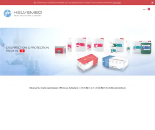 Helvemed.com(Swiss Healthcare Company) Screenshot