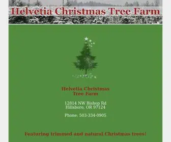 Helvetia-Christmas-Tree-Farm.com(The Helvetia Christmas Tree U) Screenshot