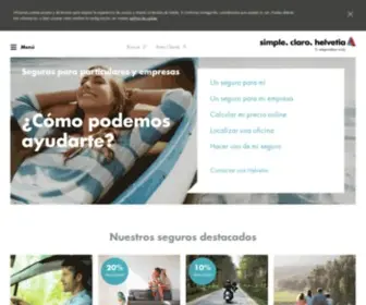 Helvetia.es(HELVETIA SEGUROS) Screenshot