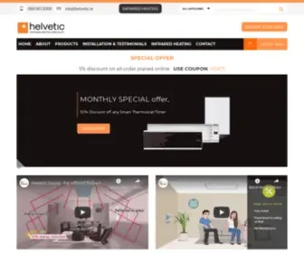 Helvetic.ie(Infrared Heating Specialist) Screenshot