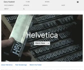 Helveticafilm.com(Gary Hustwit) Screenshot