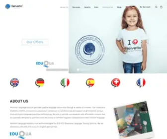 Helveticinstitute.ch(Education, Training & Online Kids Bookstore) Screenshot