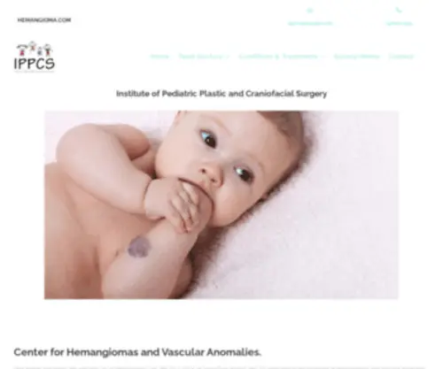 Hemangioma.com(IPPCS) Screenshot