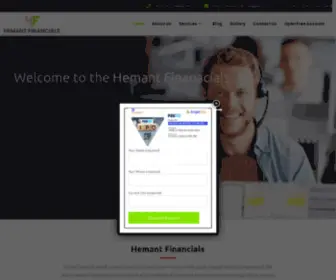 Hemantfinancials.in(Leading Customer ServiceProvider) Screenshot