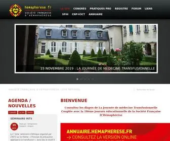 Hemapherese.fr(Bienvenue) Screenshot