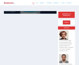 Hematologie.ro(Platforma comunităţii de hematologie) Screenshot