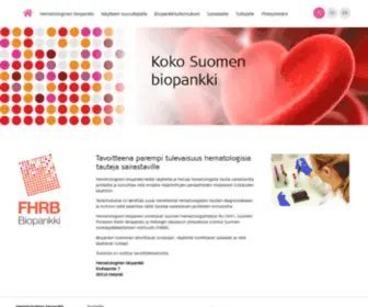 Hematologinenbiopankki.fi(Etusivu) Screenshot