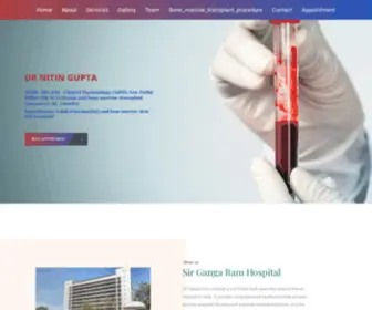 Hematologyandbmtdelhi.com(Sir Ganga Ram Hospital) Screenshot