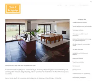Hemdesigntips.se(Hem & Designtips) Screenshot