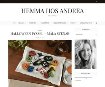 Hemmahosandrea.se(Mat & bakblogg) Screenshot