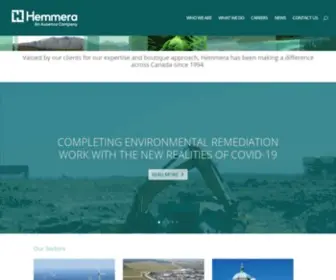 Hemmera.com(Environmental Consultant) Screenshot