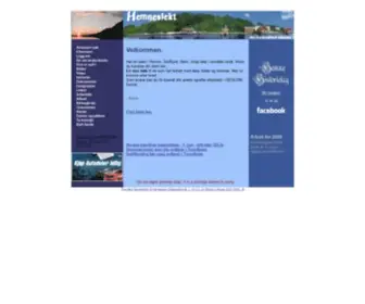 Hemneslekt.net(Børsa) Screenshot