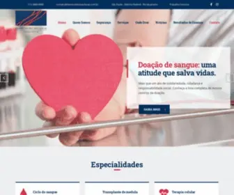 Hemocentrosaolucas.com.br(Hemocentro) Screenshot